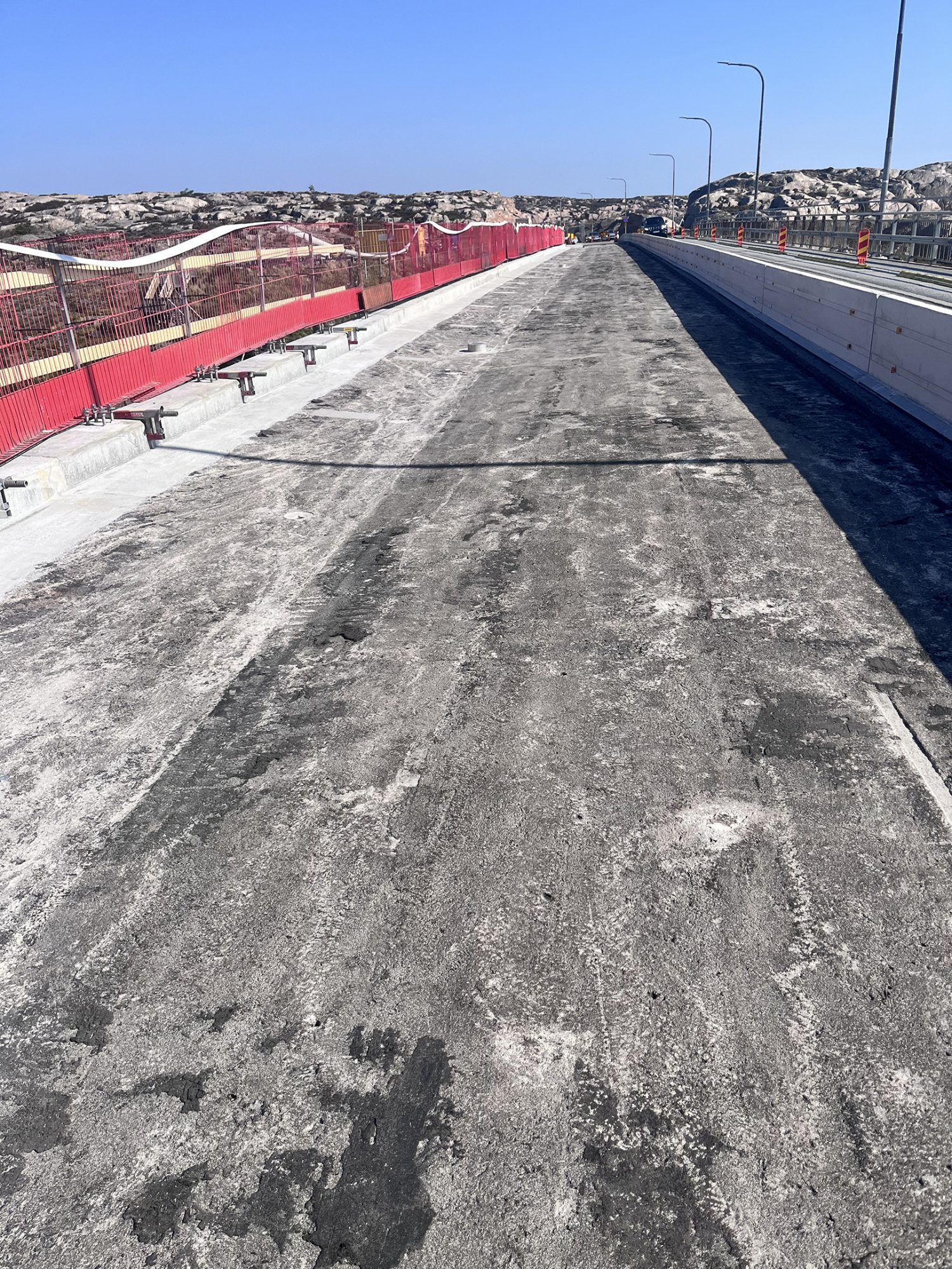 Smögenbron stålkuleblästring